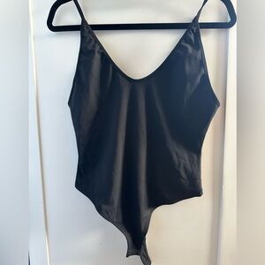 Free People Black Bodysuit